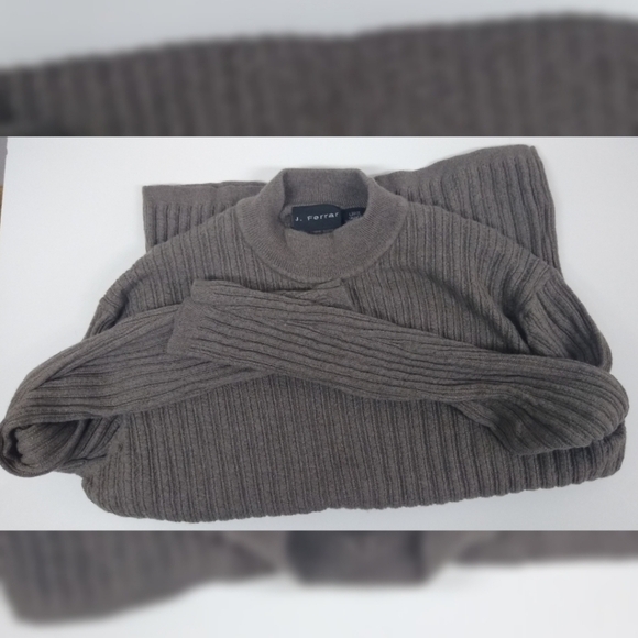 J Ferrar men's merino wool pullover large sweater - Picture 3 of 4